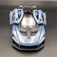 Load image into Gallery viewer, Explorafind 2019 McLaren Senna Blue/Grey 1:32 Die Cast Car
