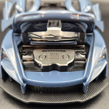 Load image into Gallery viewer, Explorafind 2019 McLaren Senna Blue/Grey 1:32 Die Cast Car