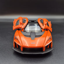 Load image into Gallery viewer, Explorafind 2019 McLaren Senna Orange 1:32 Die Cast Car
