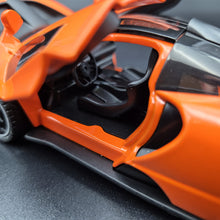 Load image into Gallery viewer, Explorafind 2019 McLaren Senna Orange 1:32 Die Cast Car