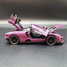 Load image into Gallery viewer, Explorafind 2019 McLaren Senna Purple 1:32 Die Cast Car
