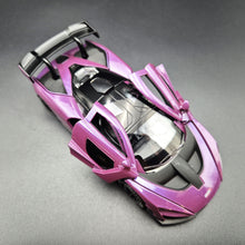 Load image into Gallery viewer, Explorafind 2019 McLaren Senna Purple 1:32 Die Cast Car