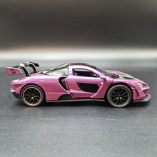 Load image into Gallery viewer, Explorafind 2019 McLaren Senna Purple 1:32 Die Cast Car
