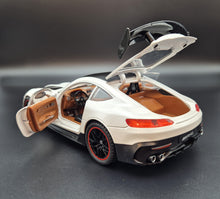Load image into Gallery viewer, Explorafind 2019 Mercedes-AMG GT White 1:18 Die Cast Car