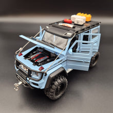 Load image into Gallery viewer, Explorafind 2019 Mercedes-Benz G550 4x4 Squared Sky Blue 1:24 Die Cast SUV