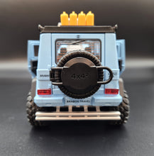 Load image into Gallery viewer, Explorafind 2019 Mercedes-Benz G550 4x4 Squared Sky Blue 1:24 Die Cast SUV