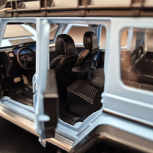 Load image into Gallery viewer, Explorafind 2019 Mercedes-Benz G550 4x4 Squared Sky Blue 1:24 Die Cast SUV