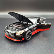 Load image into Gallery viewer, Explorafind 2019 Mercedes-Benz GT Black/Red 1:32 Die Cast Car
