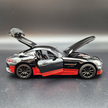 Load image into Gallery viewer, Explorafind 2019 Mercedes-Benz GT Black/Red 1:32 Die Cast Car