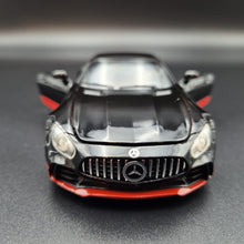 Load image into Gallery viewer, Explorafind 2019 Mercedes-Benz GT Black/Red 1:32 Die Cast Car