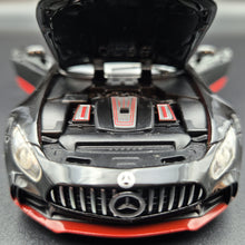 Load image into Gallery viewer, Explorafind 2019 Mercedes-Benz GT Black/Red 1:32 Die Cast Car
