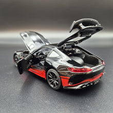 Load image into Gallery viewer, Explorafind 2019 Mercedes-Benz GT Black/Red 1:32 Die Cast Car