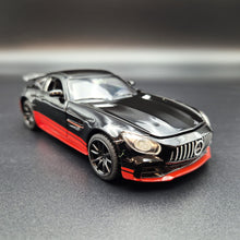 Load image into Gallery viewer, Explorafind 2019 Mercedes-Benz GT Black/Red 1:32 Die Cast Car