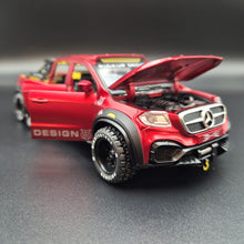 Load image into Gallery viewer, Explorafind 2019 Mercedes-Benz X-Class 6x6 Pickup Red 1:32 Die Cast Pickup