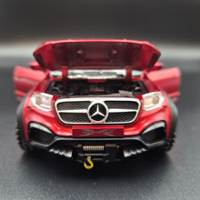 Load image into Gallery viewer, Explorafind 2019 Mercedes-Benz X-Class 6x6 Pickup Red 1:32 Die Cast Pickup