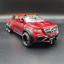 Load image into Gallery viewer, Explorafind 2019 Mercedes-Benz X-Class 6x6 Pickup Red 1:32 Die Cast Pickup
