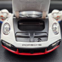 Load image into Gallery viewer, Explorafind 2019 Porsche 911 GT3 RSR White/Blue 1:32 Die Cast Car