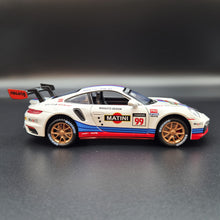 Load image into Gallery viewer, Explorafind 2019 Porsche 911 GT3 RSR White/Blue 1:32 Die Cast Car