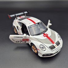 Load image into Gallery viewer, Explorafind 2019 Porsche 911 GT3 RSR White/Grey 1:32 Die Cast Car