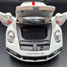 Load image into Gallery viewer, Explorafind 2019 Porsche 911 GT3 RSR White/Grey 1:32 Die Cast Car