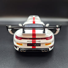 Load image into Gallery viewer, Explorafind 2019 Porsche 911 GT3 RSR White/Grey 1:32 Die Cast Car