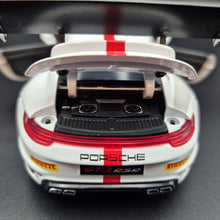 Load image into Gallery viewer, Explorafind 2019 Porsche 911 GT3 RSR White/Grey 1:32 Die Cast Car