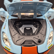 Load image into Gallery viewer, Explorafind 2019 Porsche Panamera S Gulf Blue 1:24 Die Cast Car