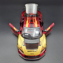 Load image into Gallery viewer, Explorafind 2020 Audi R8 V10 Red/Gold 1:24 Die Cast Car