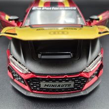Load image into Gallery viewer, Explorafind 2020 Audi R8 V10 Red/Gold 1:24 Die Cast Car