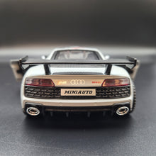 Load image into Gallery viewer, Explorafind 2020 Audi R8 V10 Matte Light Grey 1:24 Die Cast Car