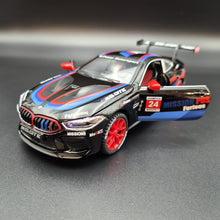 Load image into Gallery viewer, Explorafind 2020 BMW M8 GTE Black 1:24 Die Cast Car