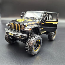 Load image into Gallery viewer, Explorafind 2020 Jeep Wrangler Rubicon Black 1:20 Die Cast Car