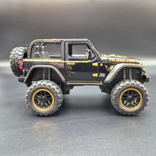 Load image into Gallery viewer, Explorafind 2020 Jeep Wrangler Rubicon Black 1:20 Die Cast Car