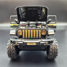 Load image into Gallery viewer, Explorafind 2020 Jeep Wrangler Rubicon Black 1:20 Die Cast Car