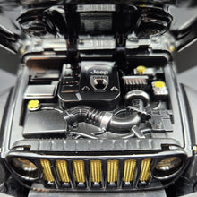 Load image into Gallery viewer, Explorafind 2020 Jeep Wrangler Rubicon Black 1:20 Die Cast Car
