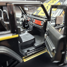 Load image into Gallery viewer, Explorafind 2020 Jeep Wrangler Rubicon Black 1:20 Die Cast Car