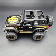 Load image into Gallery viewer, Explorafind 2020 Jeep Wrangler Rubicon Black 1:20 Die Cast Car