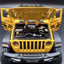 Load image into Gallery viewer, Explorafind 2020 Jeep Wrangler Rubicon Yellow 1:20 Die Cast Car