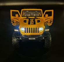 Load image into Gallery viewer, Explorafind 2020 Jeep Wrangler Rubicon Yellow 1:20 Die Cast Car
