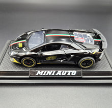 Load image into Gallery viewer, Explorafind 2021 Lamborghini Aventador SVJ LP780-4 Black 1:32 Die Cast Car