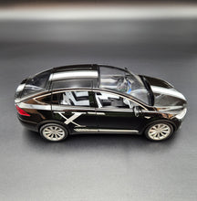Load image into Gallery viewer, Explorafind 2020 Tesla Model X Black 1:24 Die Cast Car