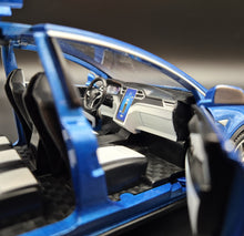 Load image into Gallery viewer, Explorafind 2020 Tesla Model X Metallic Blue 1:24 Die Cast Car