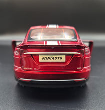 Load image into Gallery viewer, Explorafind 2020 Tesla Model X Metallic Red 1:24 Die Cast Car