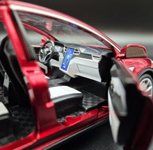 Load image into Gallery viewer, Explorafind 2020 Tesla Model X Metallic Red 1:24 Die Cast Car