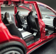 Load image into Gallery viewer, Explorafind 2020 Tesla Model X Metallic Red 1:24 Die Cast Car
