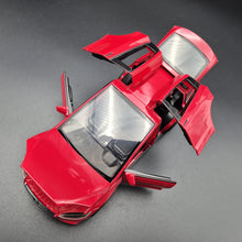 Load image into Gallery viewer, Explorafind 2020 Tesla Model X Red 1:24 Die Cast Car