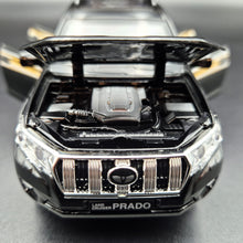 Load image into Gallery viewer, Explorafind 2020 Toyota Land Cruiser Prado Black 1:32 Die Cast Car