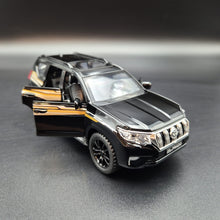 Load image into Gallery viewer, Explorafind 2020 Toyota Land Cruiser Prado Black 1:32 Die Cast Car