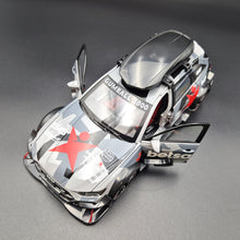 Load image into Gallery viewer, Explorafind 2021 Audi RS6 Wagon Grey Camouflage 1:24 Die Cast Car