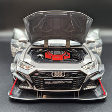 Load image into Gallery viewer, Explorafind 2021 Audi RS6 Wagon Grey Camouflage 1:24 Die Cast Car